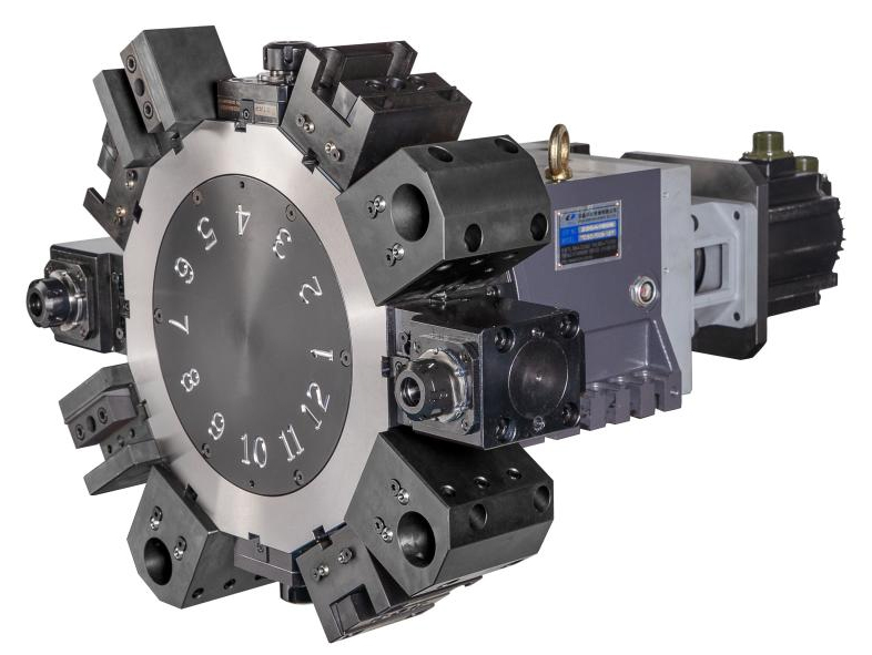 Hydraulic/servo/power (Y-axis) turret