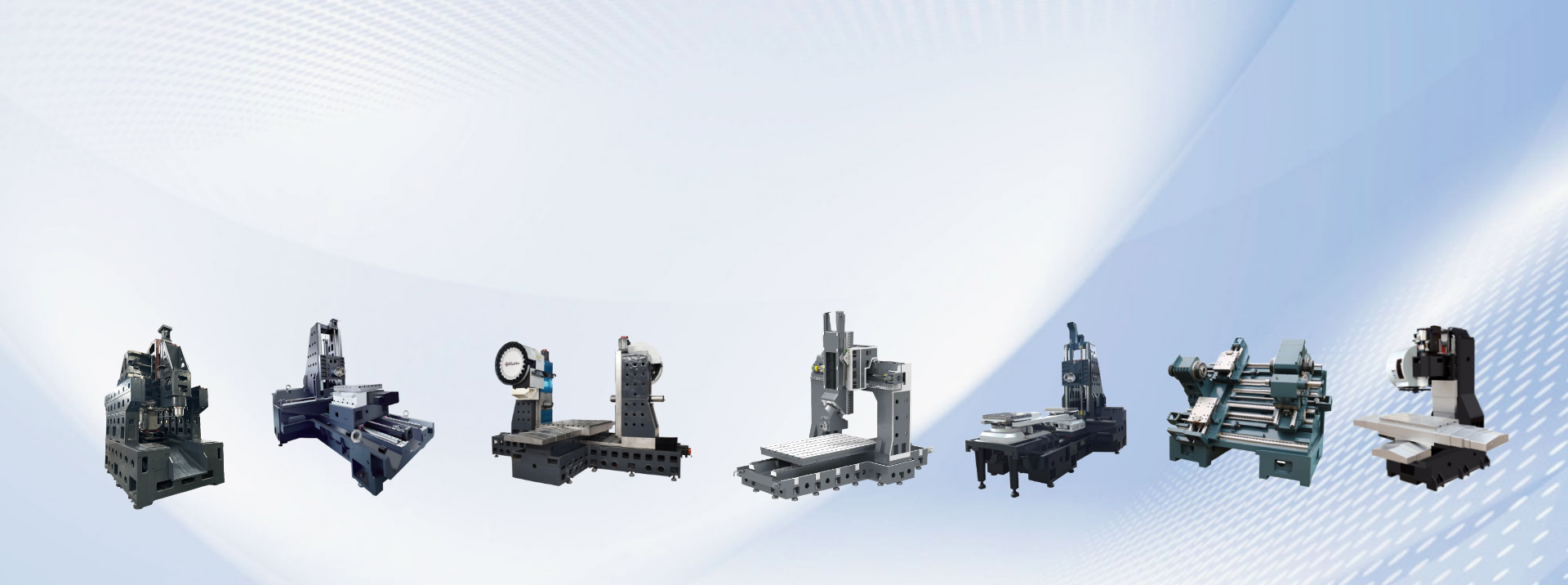 Horizontal CNC machining center